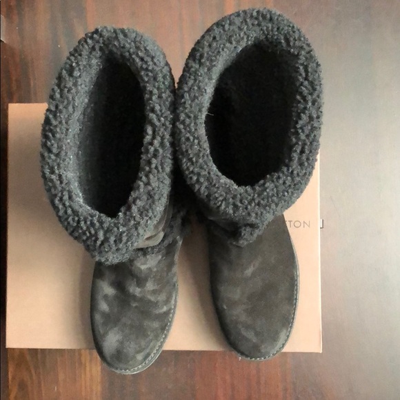 LOUIS VUITTON AUTHENTIC SNOWY FLAT BOOTS. - Picture 6 of 8